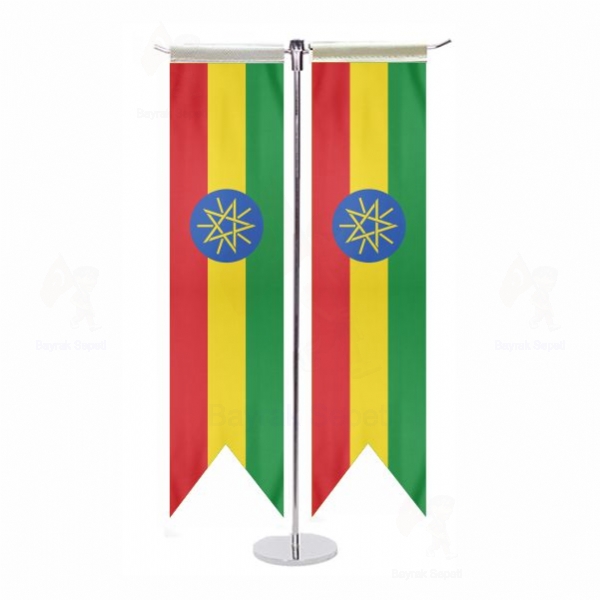 Etiyopya T Masa Bayraklar reticileri