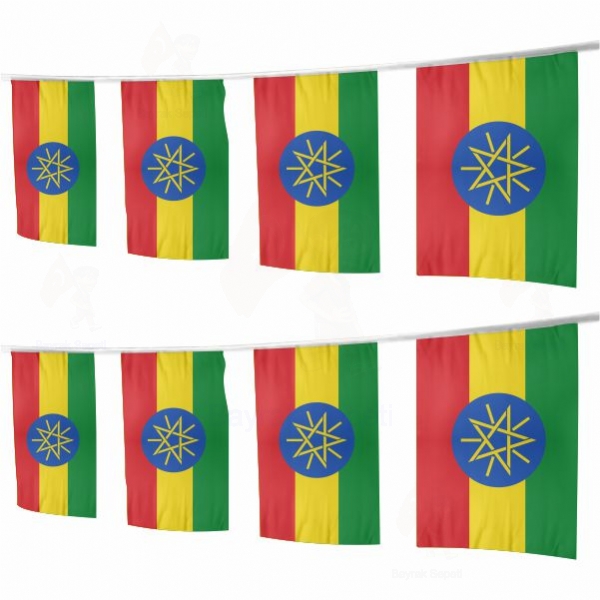 Etiyopya pe Dizili Ssleme Bayraklar eitleri