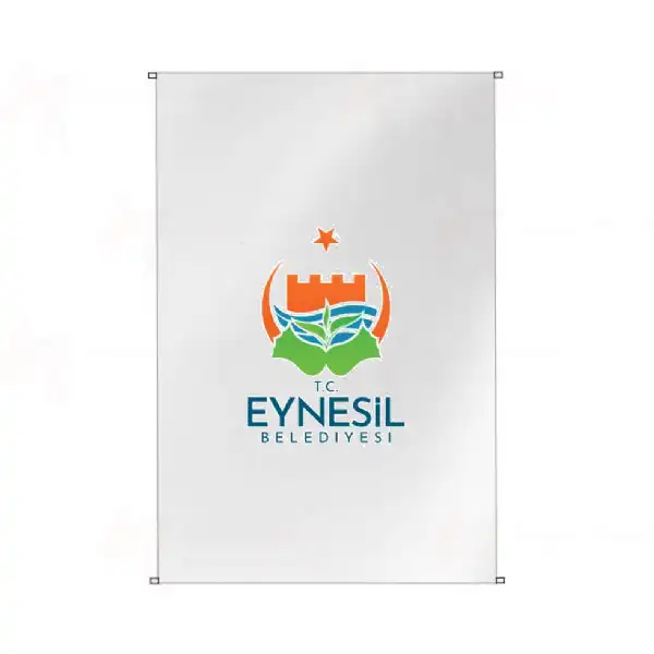 Eynesil Belediyesi Bina Cephesi Bayraklar