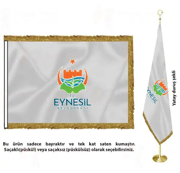 Eynesil Belediyesi Saten Kuma Makam Bayra Sat