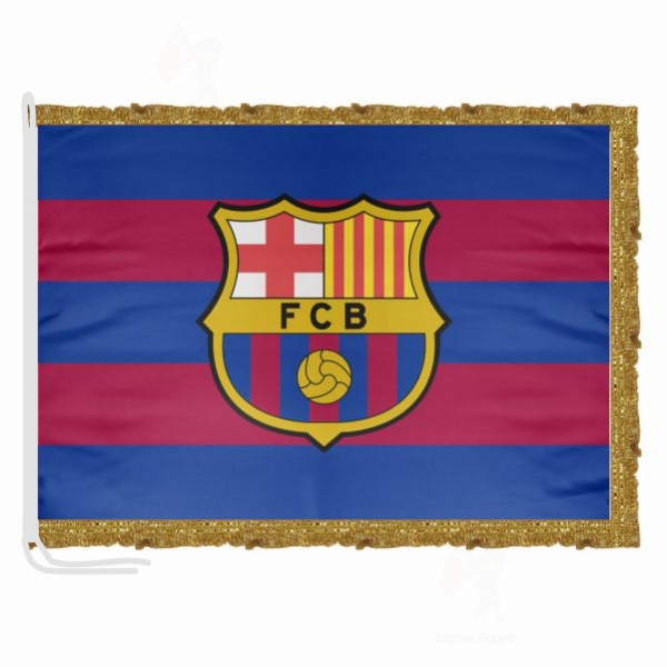 FC Barcelona Saten Kuma Makam Bayra