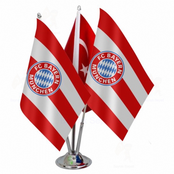 FC Bayern Mnchen 3 L Masa Bayraklar