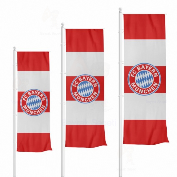 FC Bayern Mnchen Dikey Gnder Bayrak retimi