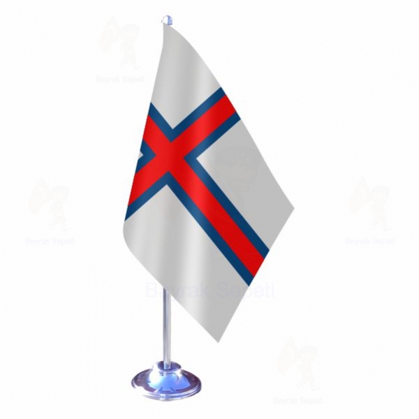 Faroe Adalar Tekli Masa Bayraklar