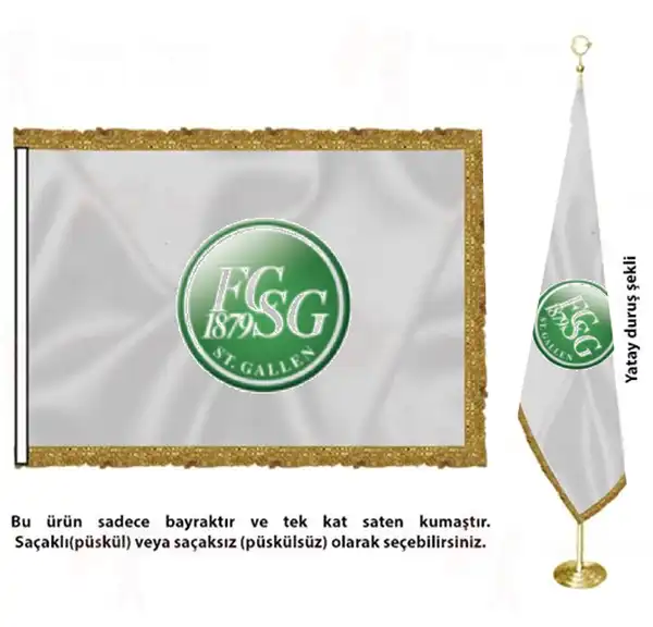 Fc St Gallen 1879 Saten Kuma Makam Bayra