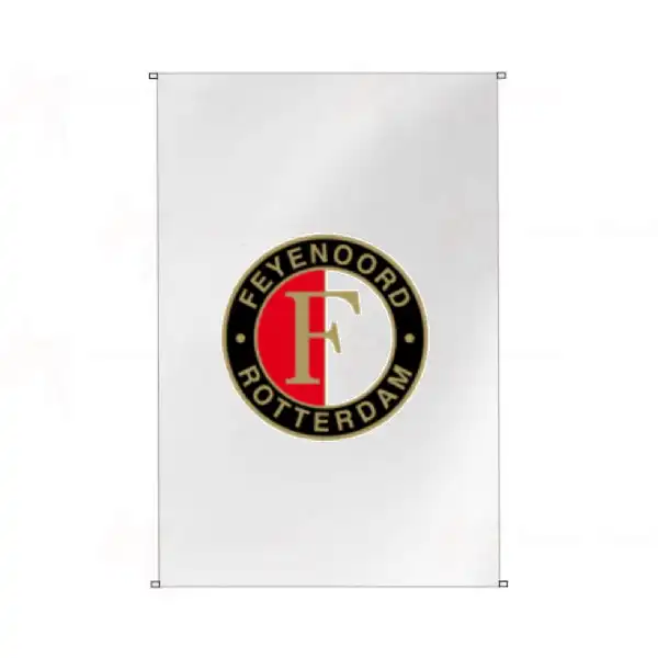 Feyenoord Rotterdam Bina Cephesi Bayraklar