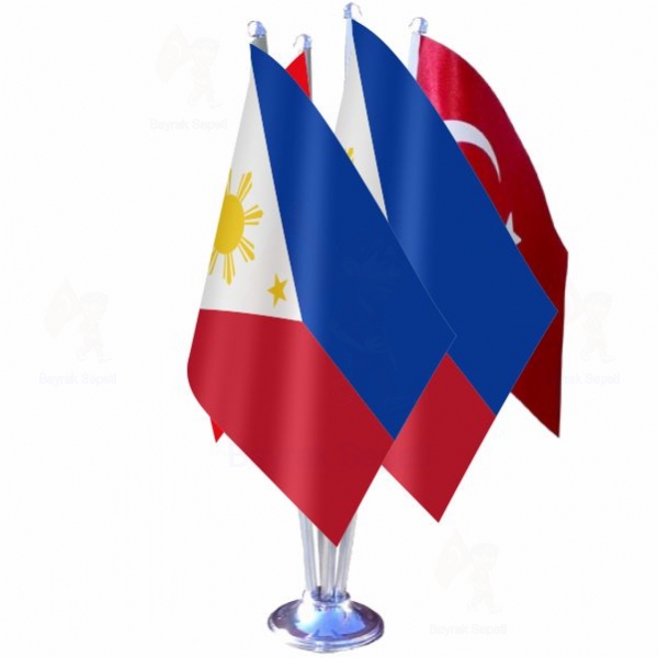 Filipinler 4 L Masa Bayraklar
