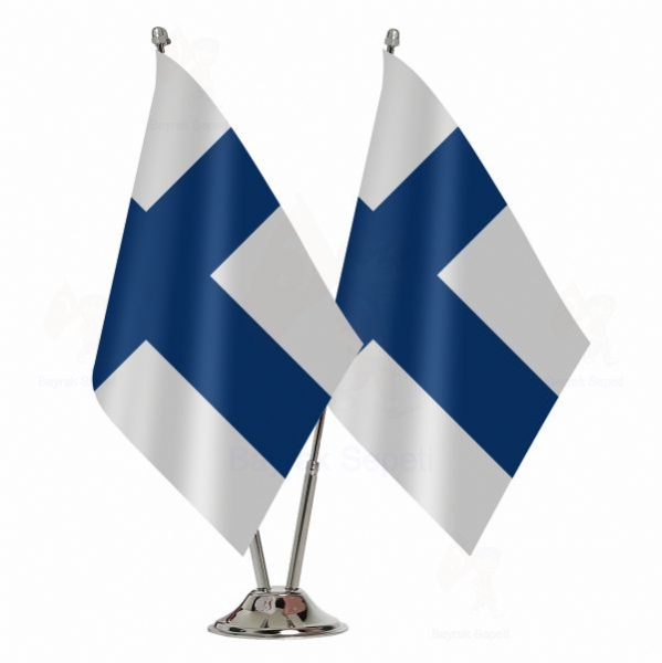 Finlandiya 2 li Masa Bayra