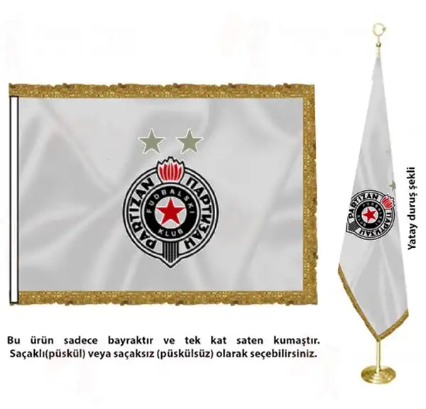 Fk Partizan Belgrade Saten Kuma Makam Bayra Sat Yeri