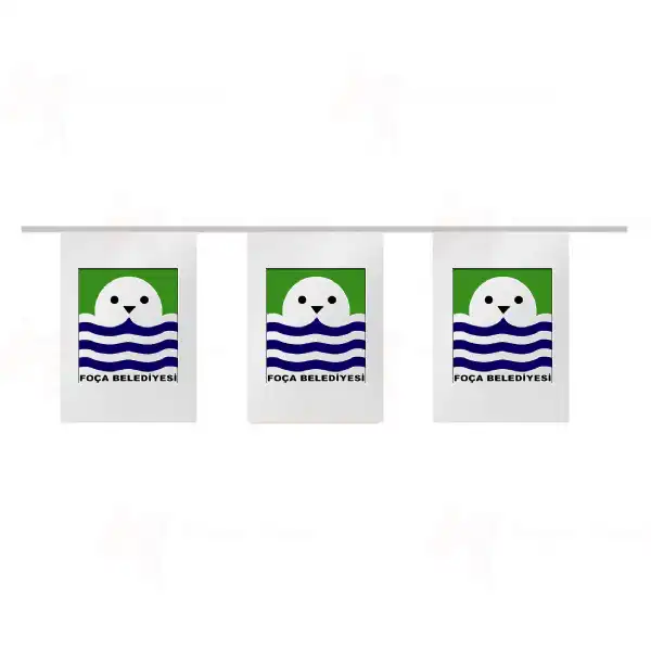 Foça Belediyesi İpe Dizili Süsleme Bayrakları