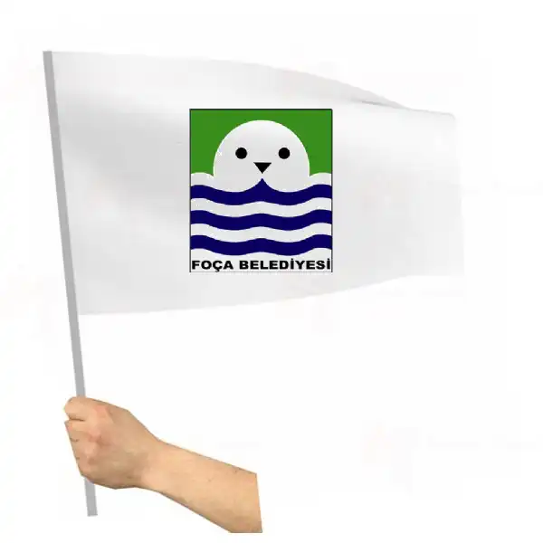 Foça Belediyesi Sopalı Bayraklar