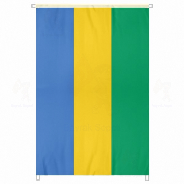 Gabon Bina Cephesi Bayraklar