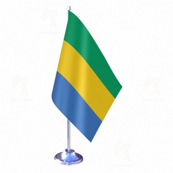 Gabon Tekli Masa Bayraklar retimi ve Sat