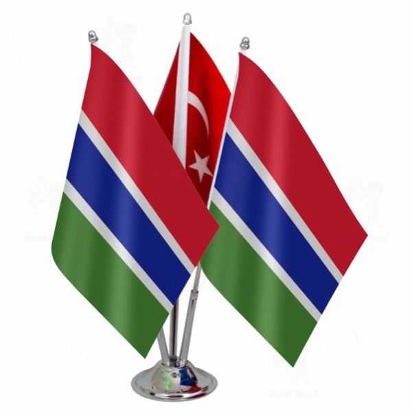 Gambiya 3 L Masa Bayraklar Resimleri