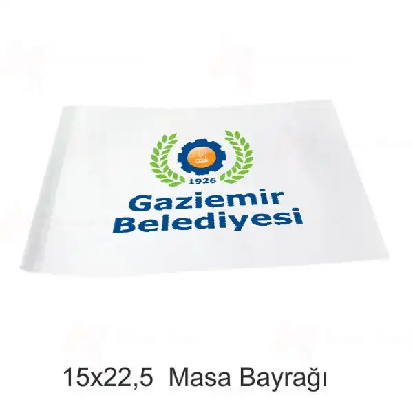 Gaziemir Belediyesi Masa Bayraklar