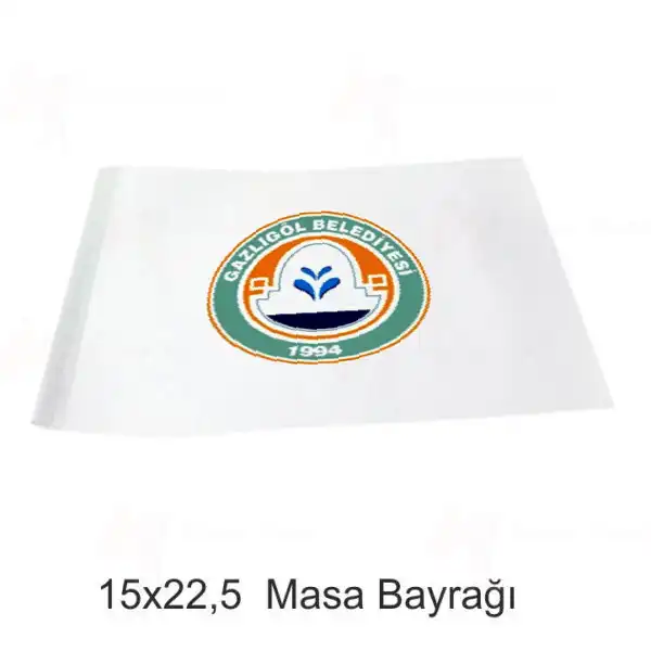 Gazlgl Belediyesi Masa Bayraklar