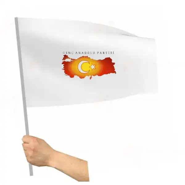 Genç Anadolu Partisi Sopalı Bayraklar