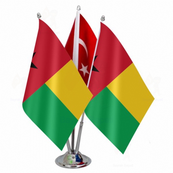 Gine Bissau 3 L Masa Bayraklar