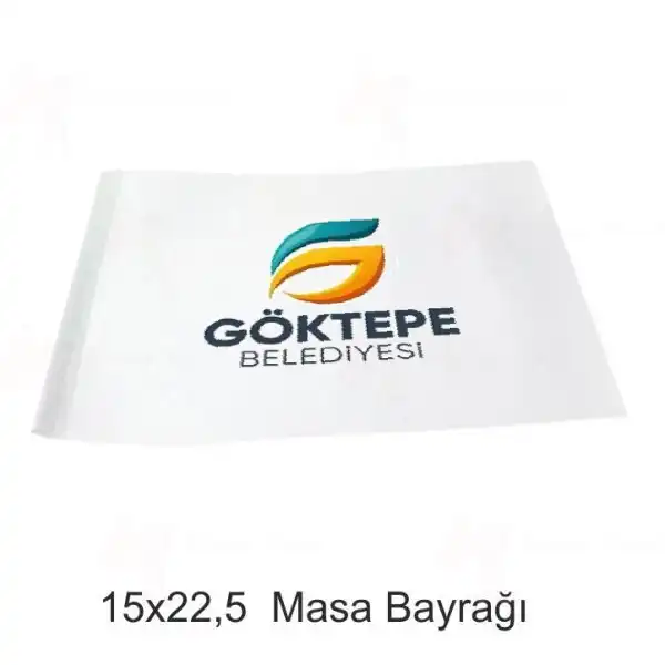 Göktepe Belediyesi Masa Bayrakları