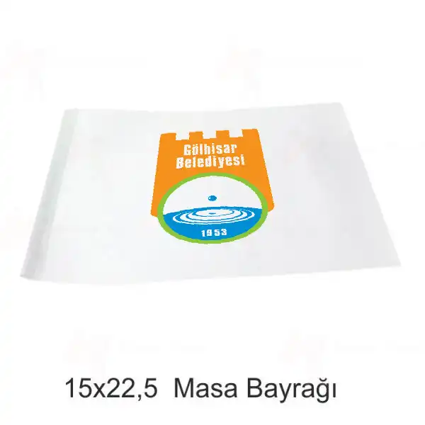 Glhisar Belediyesi Masa Bayraklar Resmi
