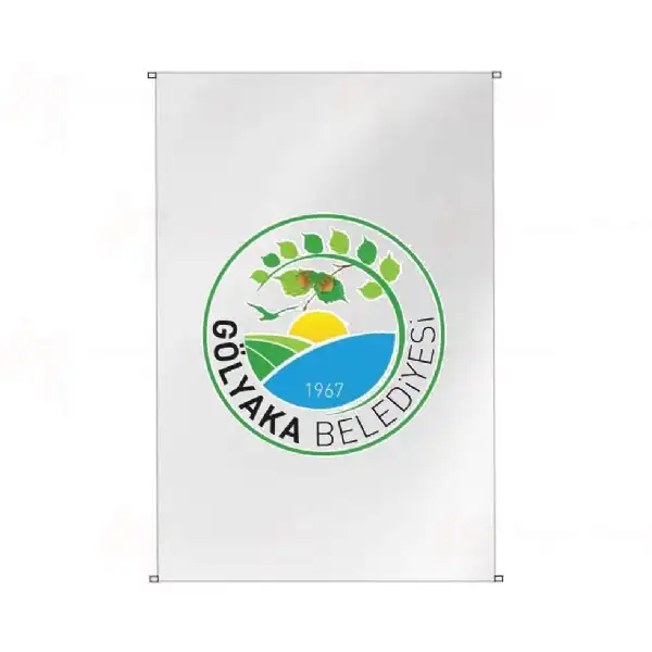 Glyaka belediyesi Bina Cephesi Bayraklar