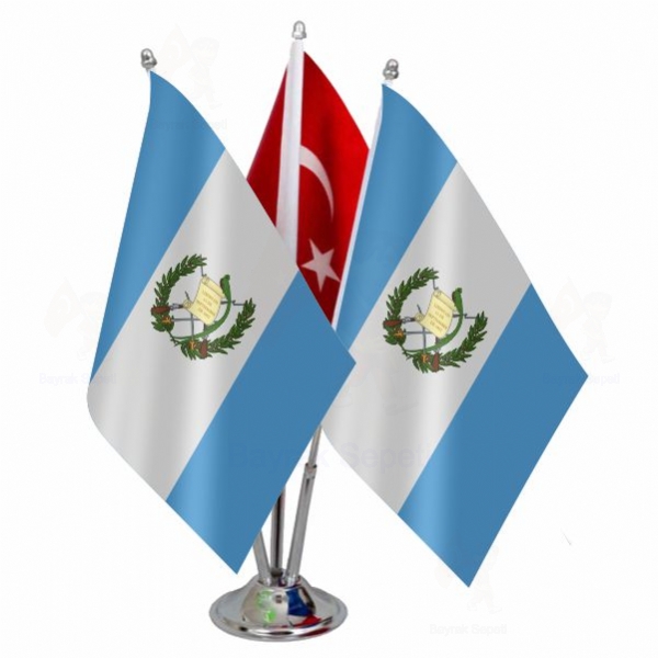 Guatemala 3 L Masa Bayraklar Resmi