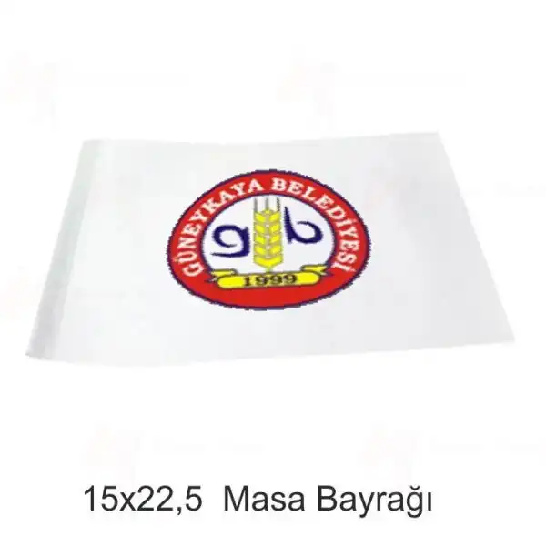 Gneykaya Belediyesi Masa Bayraklar