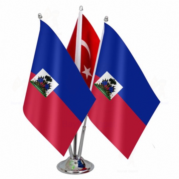 Haiti 3 L Masa Bayraklar