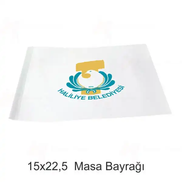 Haliliye Belediyesi Masa Bayraklar