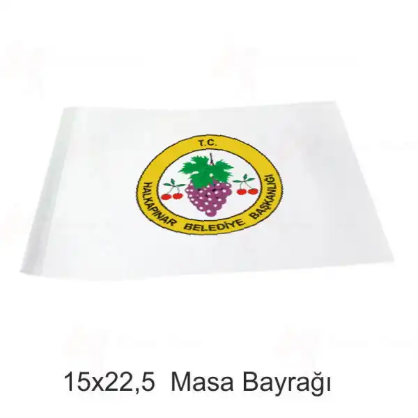 Halkapnar Belediyesi Masa Bayraklar eitleri