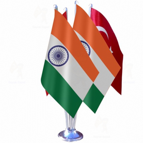 Hindistan 4 L Masa Bayraklar zellii