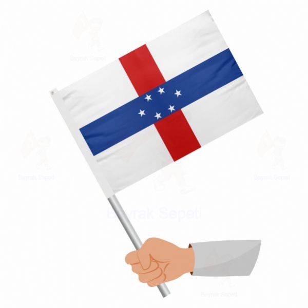 Hollanda Antilleri Sopal Bayraklar Ebatlar