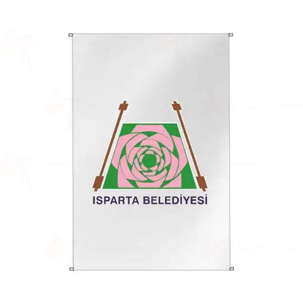 Isparta Belediyesi Bina Cephesi Bayraklar