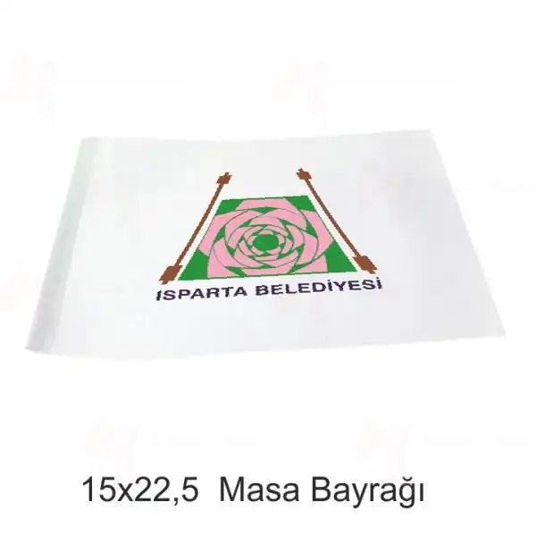 Isparta Belediyesi Masa Bayraklar Grselleri