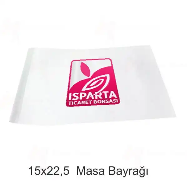 Isparta Ticaret Borsas Masa Bayraklar Resimleri