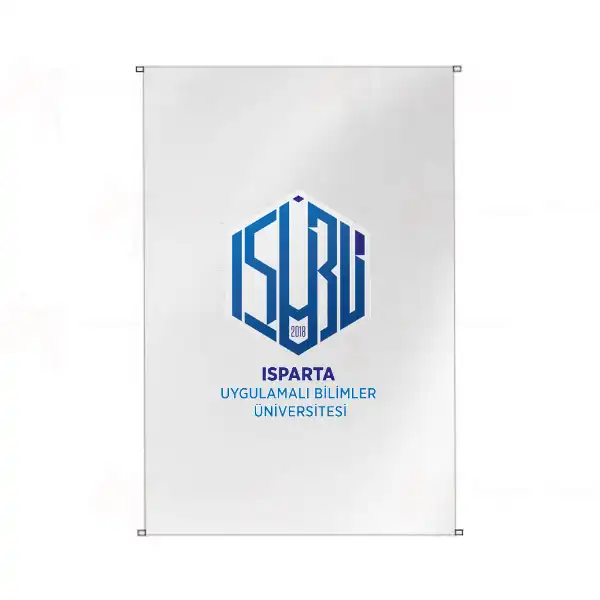 Isparta Uygulamalı Bilimler Üniversitesi Bina Cephesi Bayrakları