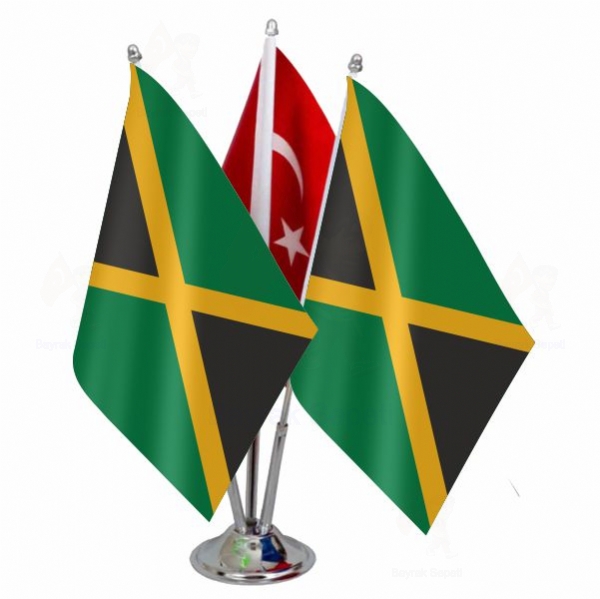 Jamaika 3 L Masa Bayraklar