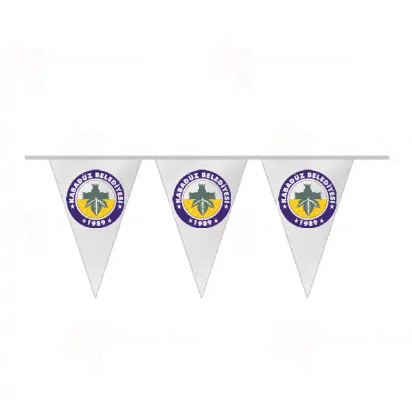 Kabadüz Belediyesi İpe Dizili Üçgen Bayraklar