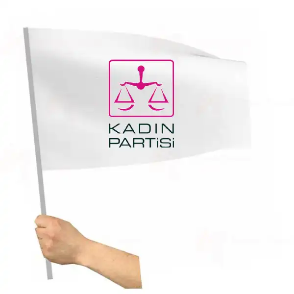 Kadn Partisi 2 Li Masa Bayraklar