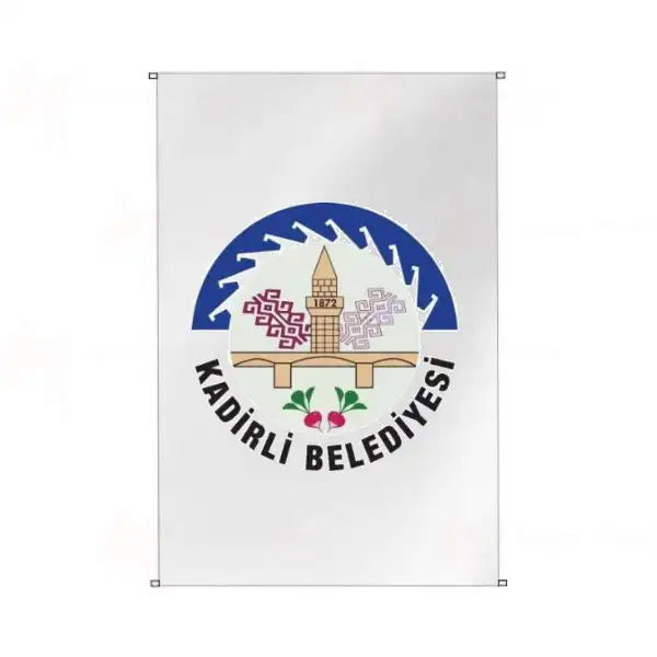Kadirli Belediyesi Bina Cephesi Bayraklar