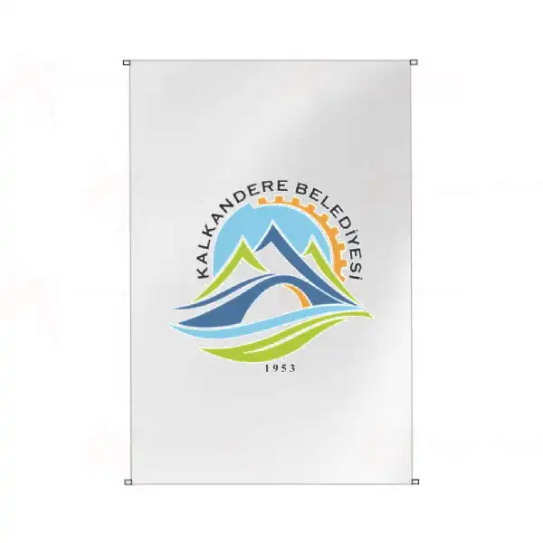 Kalkandere Belediyesi Bina Cephesi Bayrakları