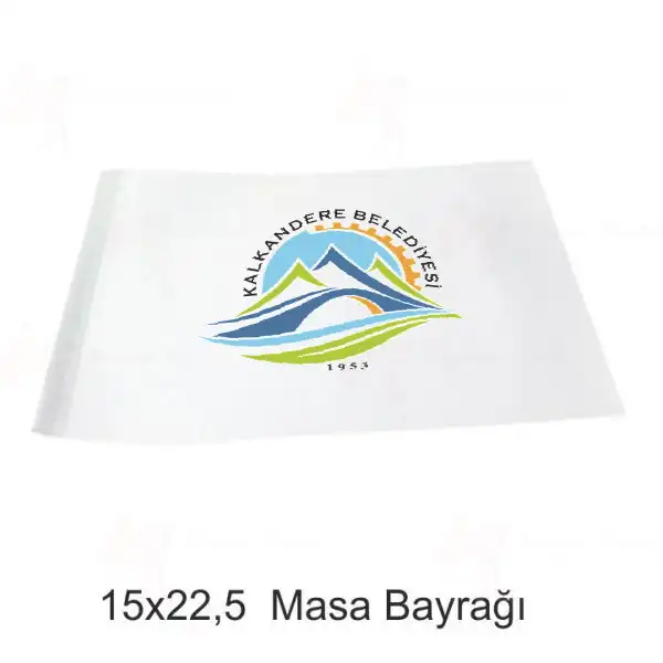 Kalkandere Belediyesi Masa Bayrakları