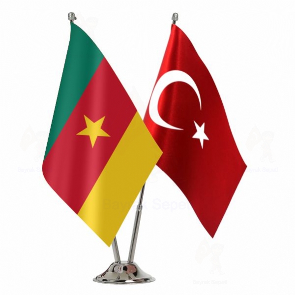 Kamerun 2 Li Masa Bayraklar