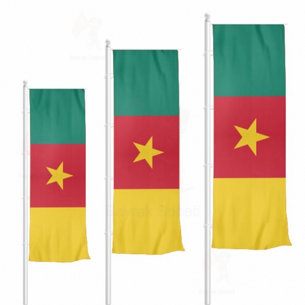 Kamerun Dikey Gnder Bayraklar