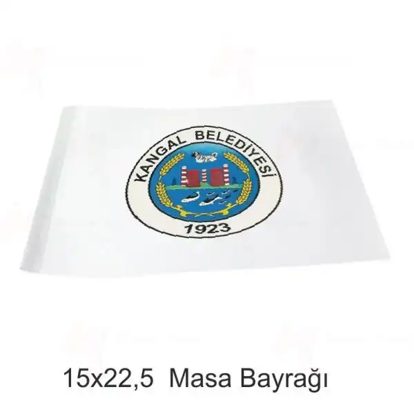 Kangal Belediyesi Masa Bayraklar lleri