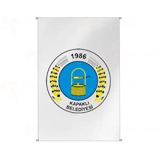 Kapaklı Belediyesi Bina Cephesi Bayrakları