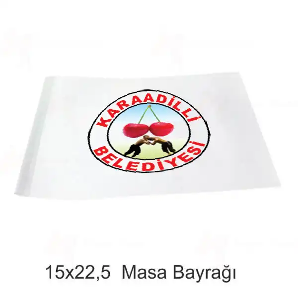 Karaadilli Belediyesi Masa Bayraklar