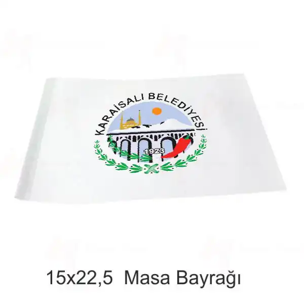 Karaisal Belediyesi Masa Bayraklar