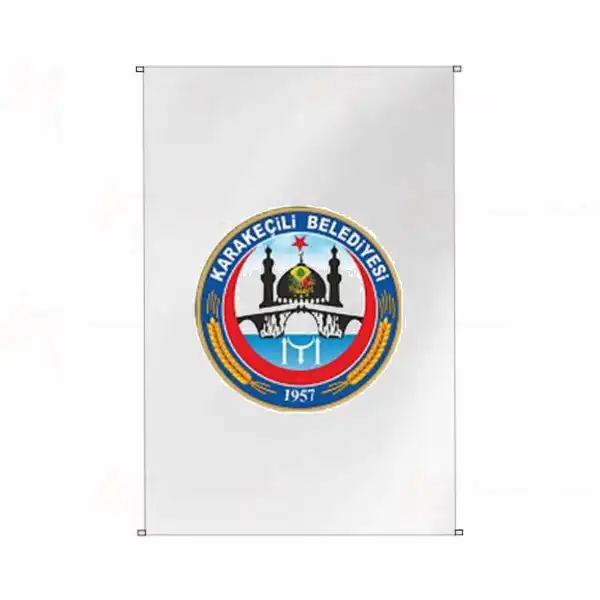 Karakeili Belediyesi Bina Cephesi Bayraklar
