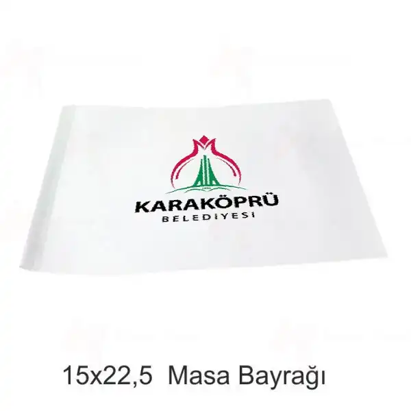 Karakpr Belediyesi Masa Bayraklar